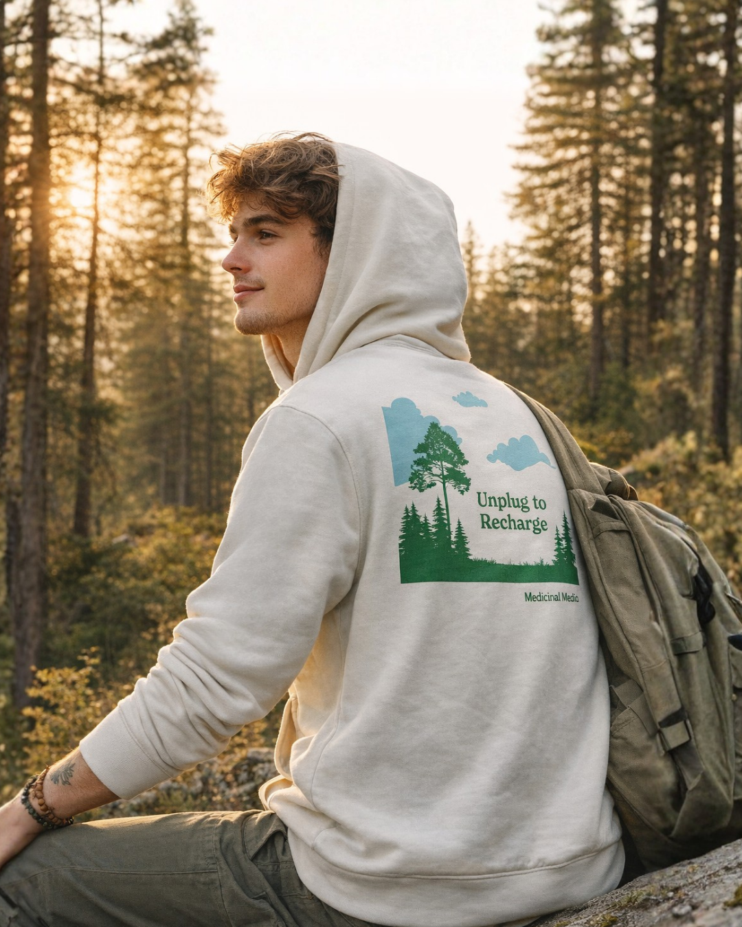 Unplug to Recharge Hoodie