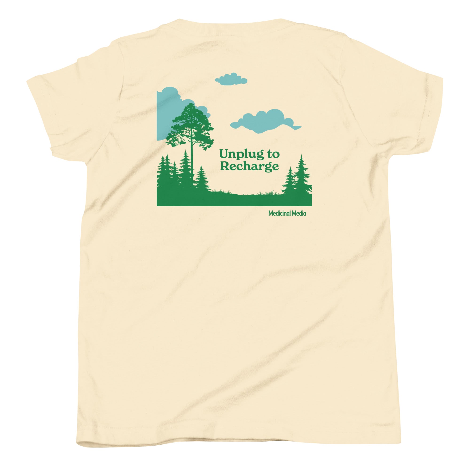 Unplug to Recharge kids t-shirt