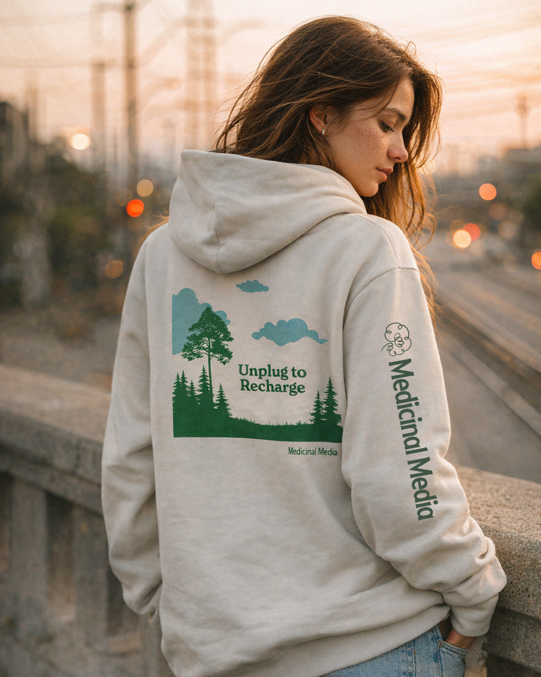 Unplug to Recharge Hoodie